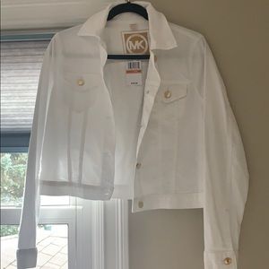 Michael kors jean jacket (waist length)